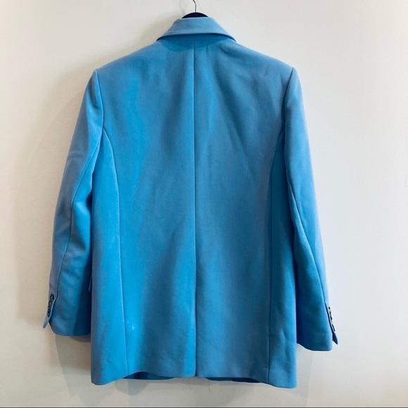 ZARA Sz S Oversized Y2K Jacket Blazer Lined Shoulder Pads NEW WITH TAG - Picture 10 of 13